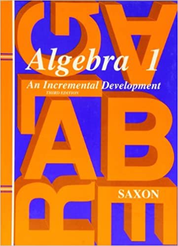 Saxon Algebra 1